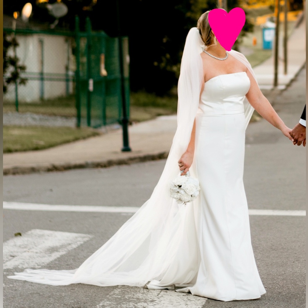 Amsale Strapless Wedding Dress (14US)